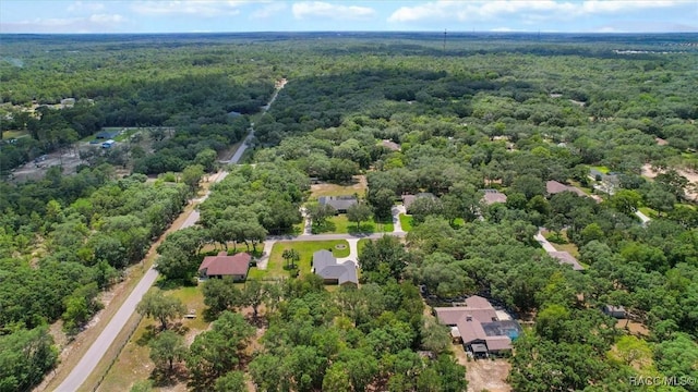 96 N Fresno Ave, Hernando, FL 34442 - drone / aerial view of a heavily wooded area