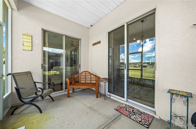 view of patio / terrace featuring covered porch