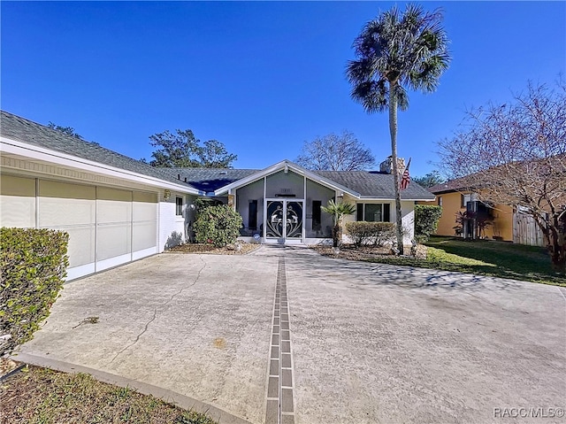 view of ranch-style home