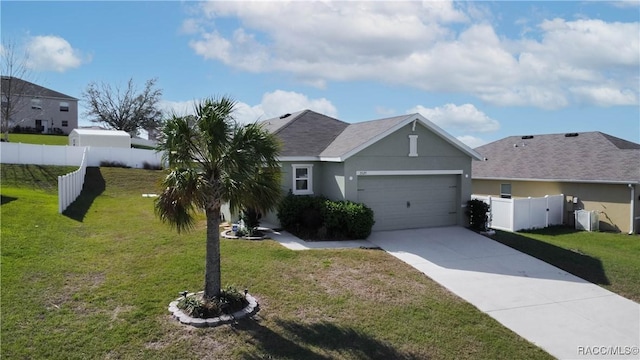 3525 N Burroughs Path, Beverly Hills, FL 34465 - view of front of house with driveway, an attached garage, stucco siding, and a shingled roof