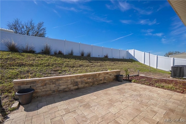 3525 N Burroughs Path, Beverly Hills, FL 34465 - fenced backyard with a patio