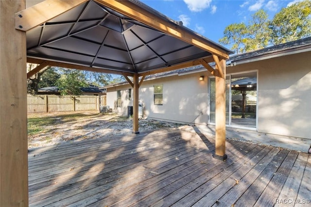 9780 W Tennessee Ln, Crystal River, FL 34428 - deck with a gazebo