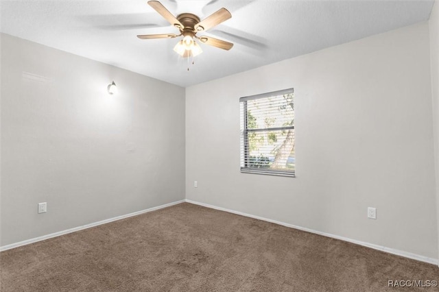 9780 W Tennessee Ln, Crystal River, FL 34428 - carpeted spare room with ceiling fan