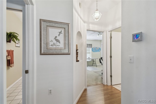 761 W Sunbird Path, Hernando, FL 34442 - corridor with arched walkways and baseboards