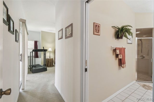 761 W Sunbird Path, Hernando, FL 34442 - corridor featuring baseboards and light tile patterned floors