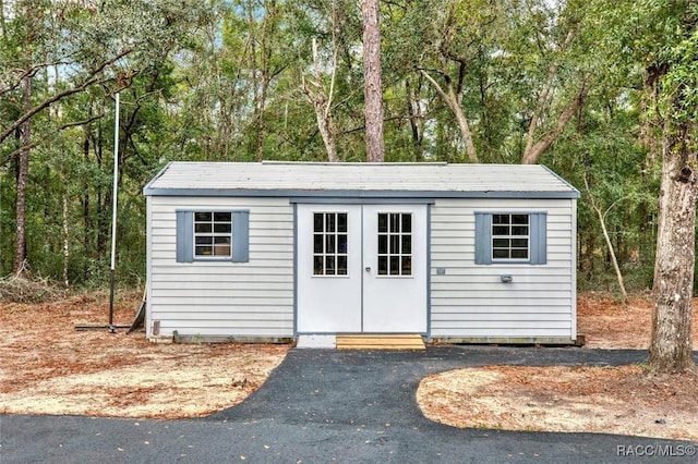 view of outbuilding with an outdoor structure