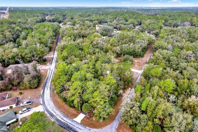 aerial view with a view of trees