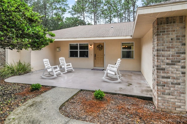 exterior space featuring a porch