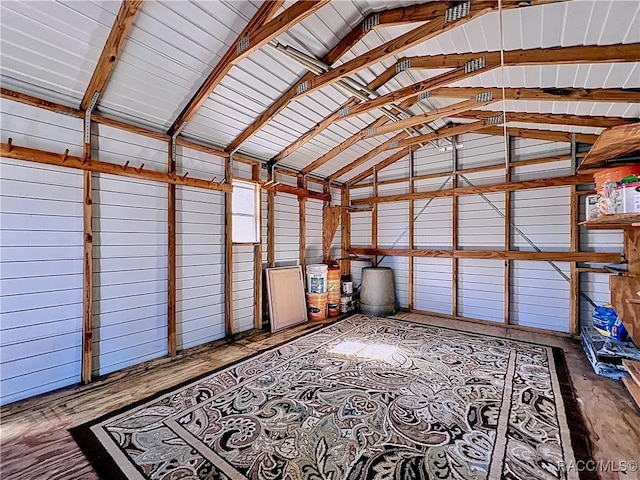 view of storage room