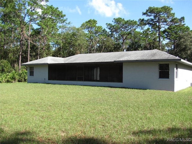 5198 N Sierra Vista Dr, Crystal River, FL 34428 - view of property exterior featuring a yard and stucco siding