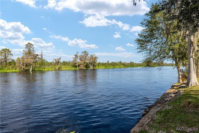 property view of water