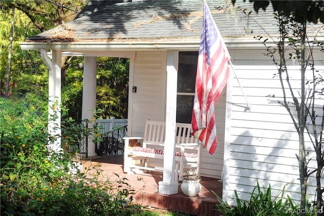 view of exterior entry