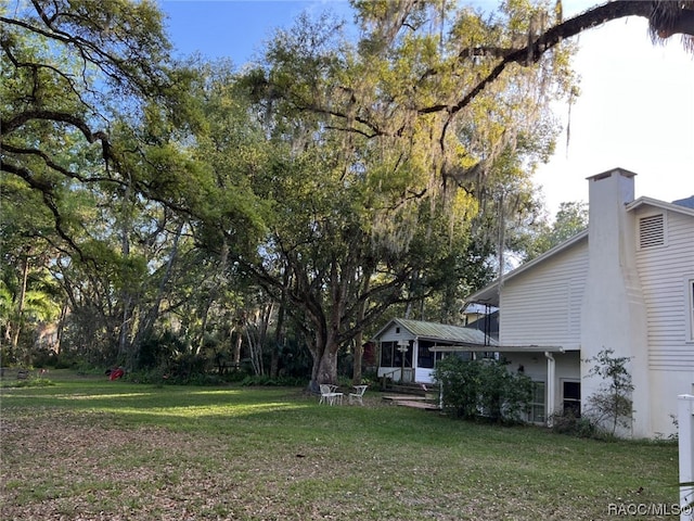 view of yard