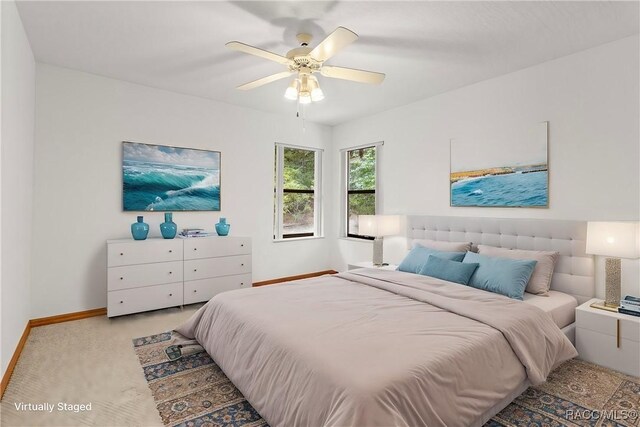 2494 W Axelwood Dr, Beverly Hills, FL 34465 - bedroom featuring ceiling fan and baseboards