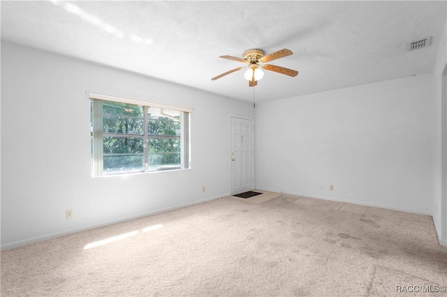 728 S Juniper Way, Inverness, FL 34450 - carpeted spare room featuring a ceiling fan and baseboards