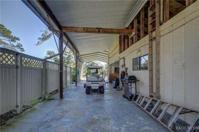 2191 S Moonlit Pt, Homosassa, FL 34448 - view of patio / terrace featuring grilling area and fence