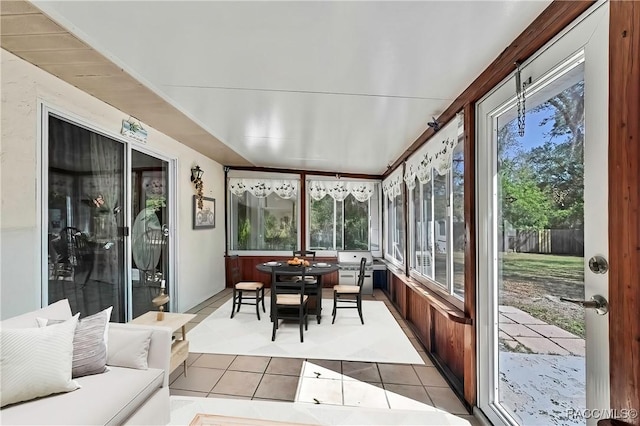 2191 S Moonlit Pt, Homosassa, FL 34448 - sunroom with tile patterned flooring
