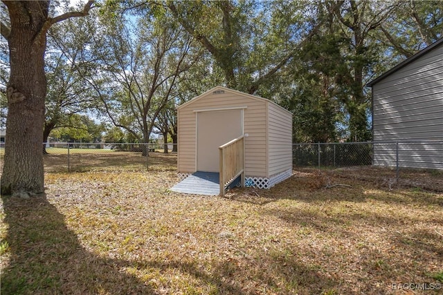 view of outbuilding