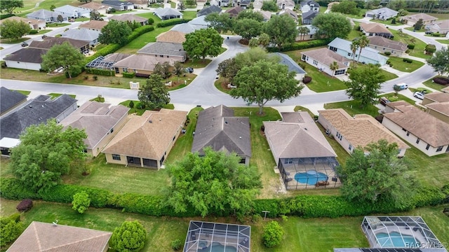 1825 W Caroline Path, Lecanto, FL 34461 - aerial view of property and surrounding area with nearby suburban area