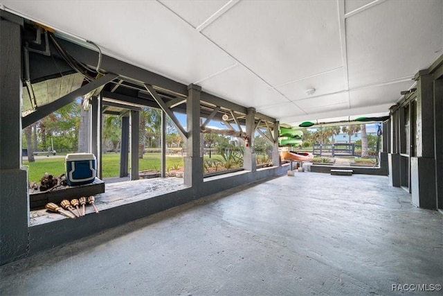 12046 W Gulf Breeze Ct, Crystal River, FL 34429 - unfurnished sunroom with healthy amount of natural light