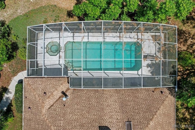 3563 W Blossom Dr, Beverly Hills, FL 34465 - aerial view of property and surrounding area featuring a pool