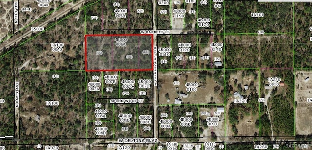 3722 W Barrett Ct, Dunnellon FL, 34433 land for sale