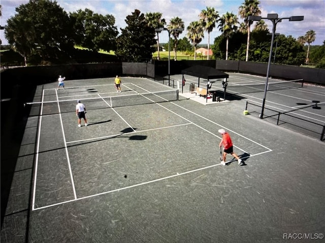 view of sport court