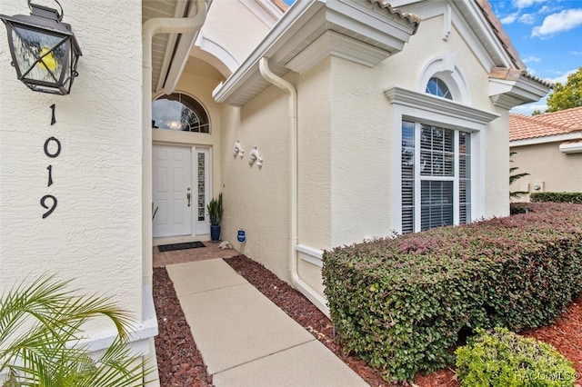 view of entrance to property