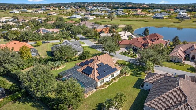 1626 N Eagle Ridge Path, Hernando, FL 34442 - aerial perspective of suburban area with a nearby body of water and a golf course