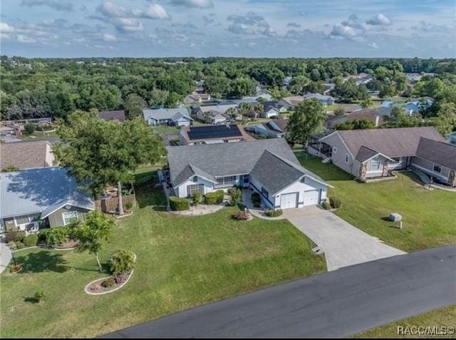 birds eye view of property featuring a residential view