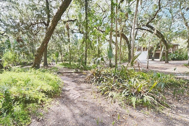 exterior space featuring driveway