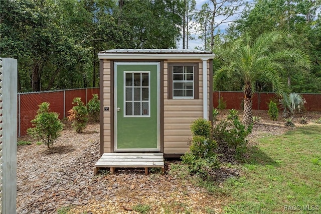 3224 E Davis Ln, Inverness, FL 34453 - view of shed with a fenced backyard