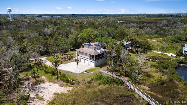 14211 W Saint Martins Rd, Crystal River, FL 34429 - bird's eye view featuring a view of trees