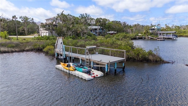 14211 W Saint Martins Rd, Crystal River, FL 34429 - dock area featuring a water view
