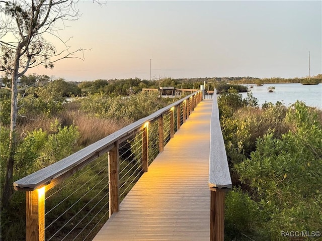 14211 W Saint Martins Rd, Crystal River, FL 34429 - view of dock featuring a water view