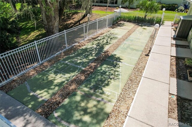 820 Inverie Dr, Inverness, FL 34453 - view of yard with shuffleboard