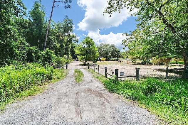 view of road