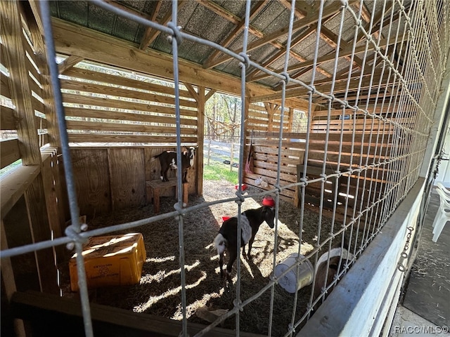 view of horse barn