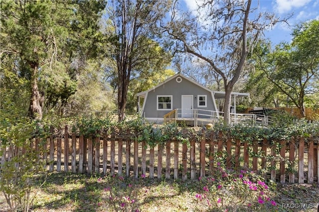 383 S Rooks Ave, Inverness, FL 34453 - view of yard with a fenced front yard