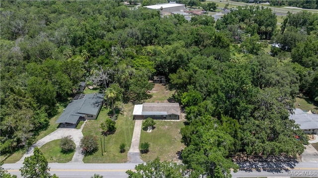 1361 NW 19th St, Crystal River, FL 34428 - bird's eye view of a heavily wooded area