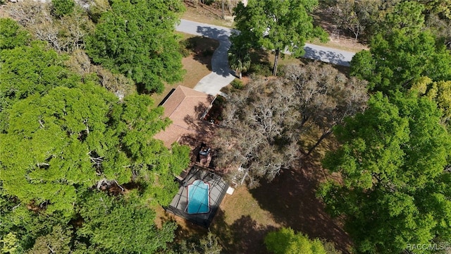 826 E Gaines Ln, Hernando, FL 34442 - birds eye view of property