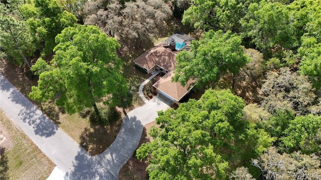 826 E Gaines Ln, Hernando, FL 34442 - bird's eye view