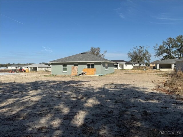 view of rear view of property