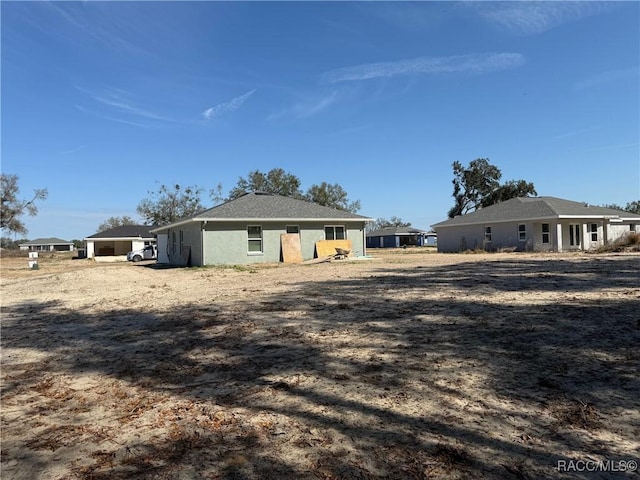 view of back of property