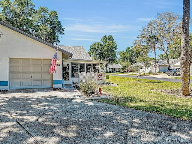 exterior space featuring a yard