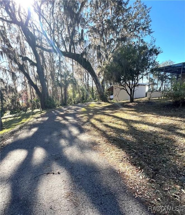 view of road