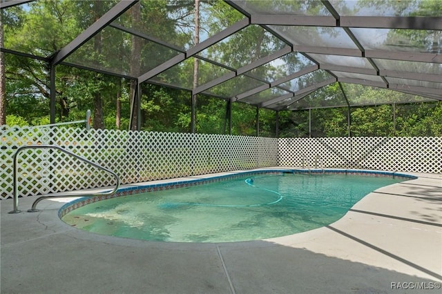 833 Maple Ave, Inverness, FL 34452 - view of pool featuring a patio area and a lanai