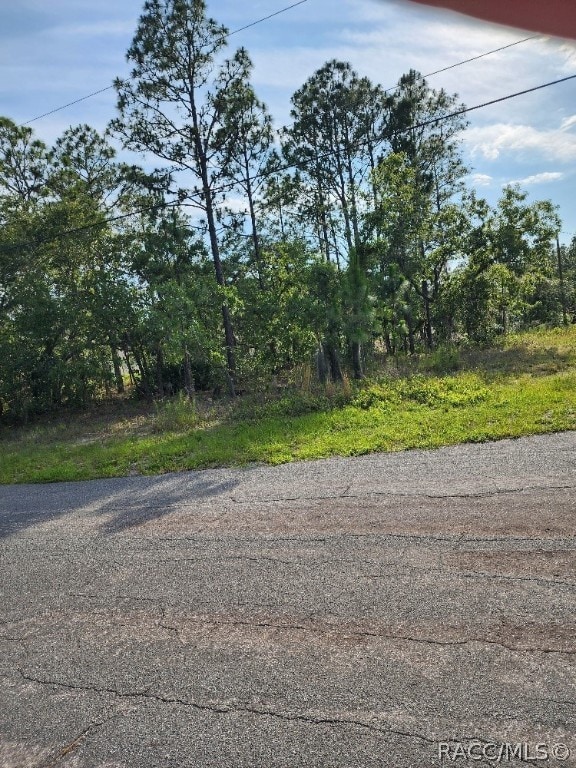 view of road