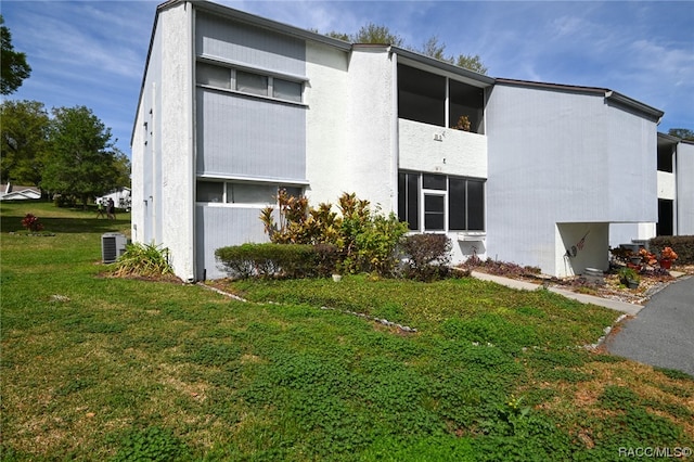 view of property with cooling unit