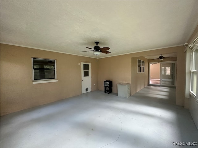 view of patio / terrace with ceiling fan